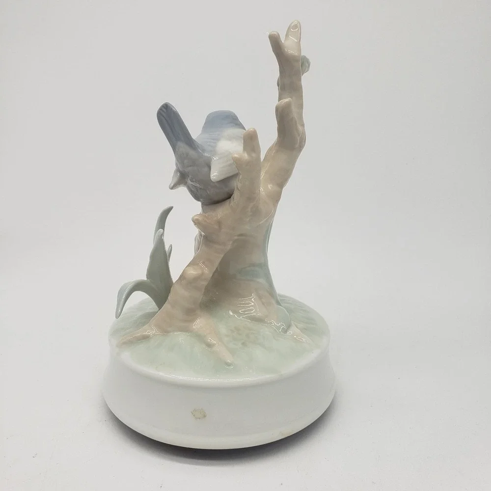 Vtg Otagiri Japan Bird‎ On Branch Music Box 